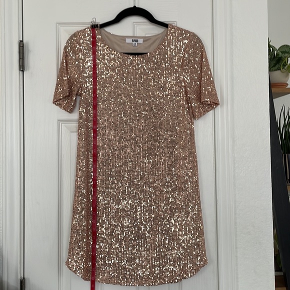BB Dakota by Steve Madden sequined tunic dress in Blush!!! - Picture 5 of 12